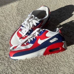 Nike Air Max 90 USA Running Shoes Youth child size 5.5Y 5.5